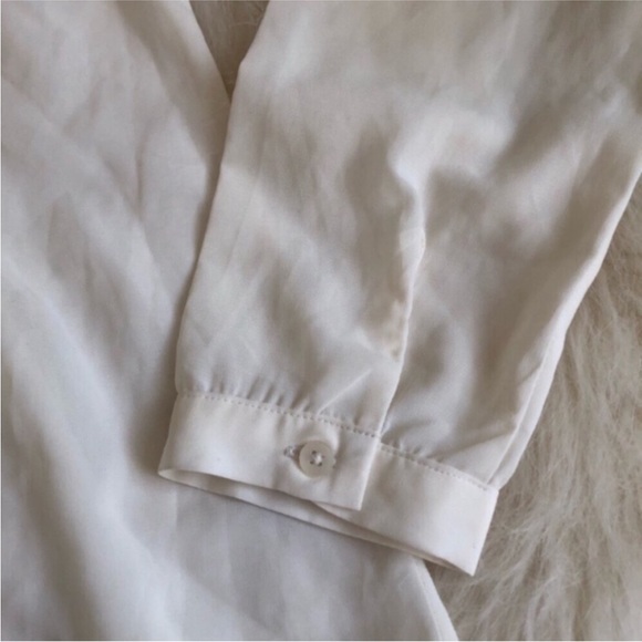 The Limited Lacy Buttondown Blouse - Picture 3 of 7